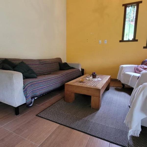 Casa aconchegante com beira de rio