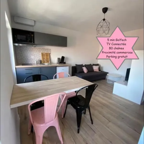 V3 Studio tout confort plein centre 5 min Golfech, hotel en Valence