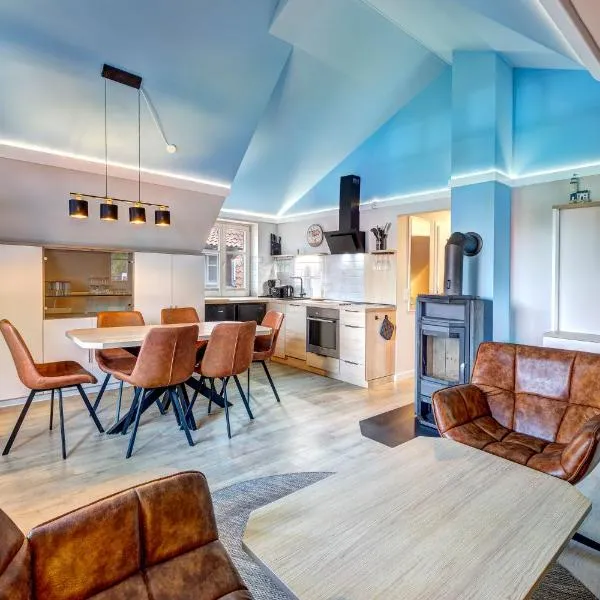 Dünenhaus Ückeritz UnserUsedomDe FeWo ca75qm mit privater Sauna und Kamin Parkplatz direkt am Strand 10I3, hotel in Ueckeritz