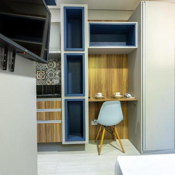 Studio com linda decoração com ótima localização 12 - Foto 5