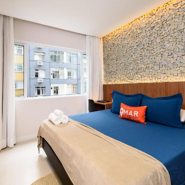 Apto com Cama King a 2 min da Praia | NSC 1085/206