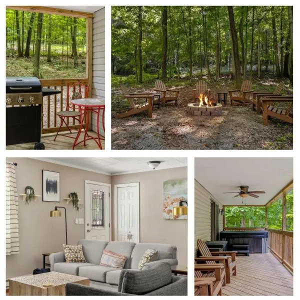 Modern decor, Hot Tub, Fire Pit, Grill, & Games, hotel a Berkeley Springs