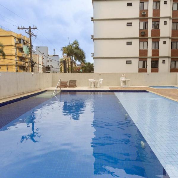 Apto c Piscina e Brinquedoteca a 400m da praia