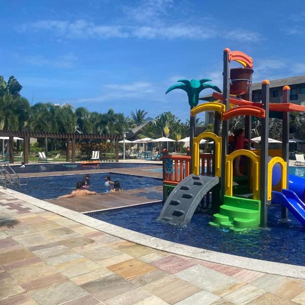 Apto completo com 3 quartos, piscina e academia - Pé na areia, Muro Alto - Foto 4