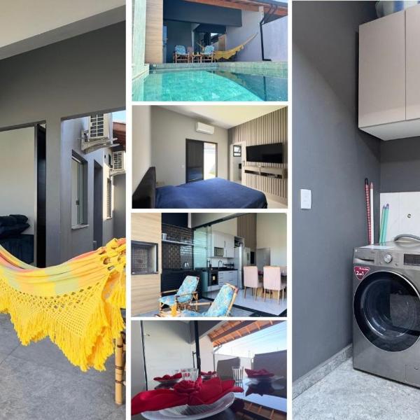 Casa Moderna para Familias com Piscina Churrasqueira Wi-Fi e Ar Condicionado