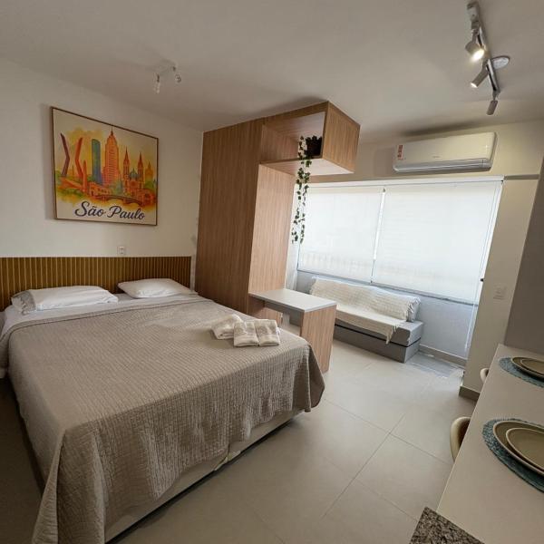 Studio novo e confortável perto da Av Faria Lima, Pinheiros e Vila Madalena