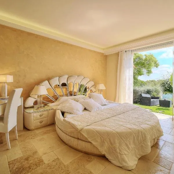 "AU HAVRE DE PAIX" 5 étoiles Prestige jacuzzi, hammam, sauna, PISCINE chauffée Mougins Cannes Grasse, hotel in Mougins