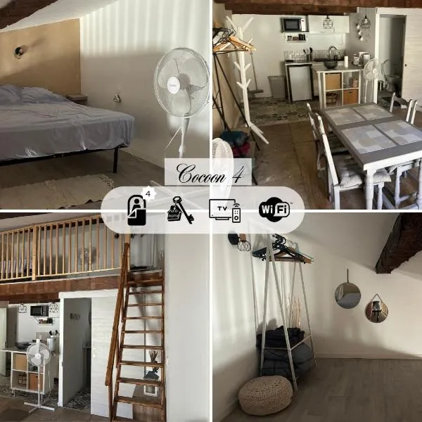 Cocoon4 - Logement bohème rénové Centre historique Beaucaire, hotel in Beaucaire