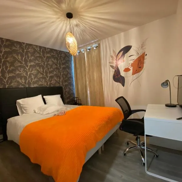 L'Indigo, charmant T2, 10 min centre historique, WiFi, Netflix, Amazon Prime, Hotel in Poitiers