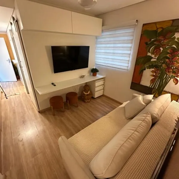 Apartamento pé na areia, hotel v destinaci Santos