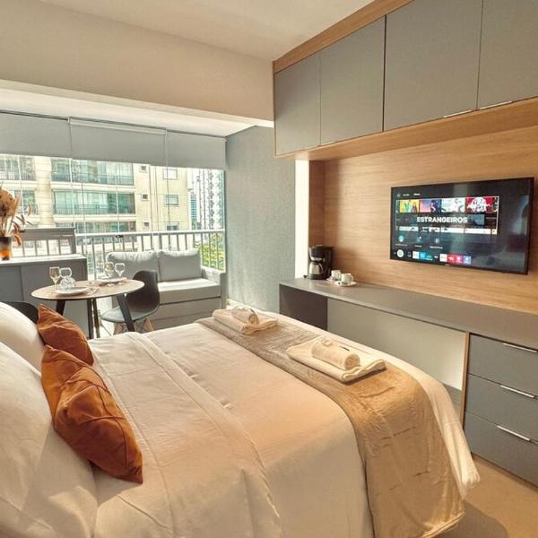 808 - Rentaqui Studio Moema Elegant and Comfortable