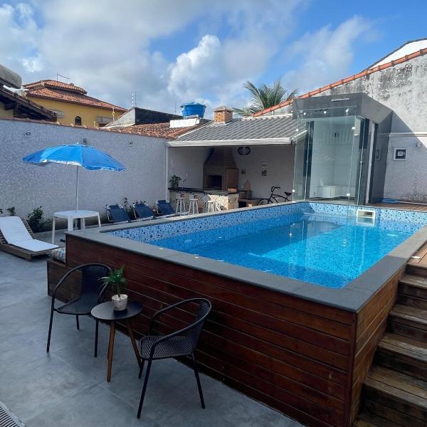 Beach House, apenas 600mt praia - Ar condicionado - 4 quartos