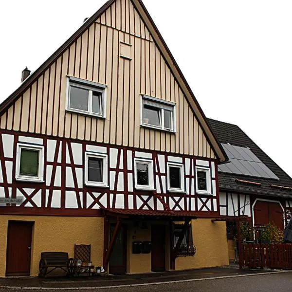 Schöne 2 Zimmer Wohnung mit separatem Eingang in Sulz Bergfelden bis 4 Personen, hotel in Sulz am Neckar