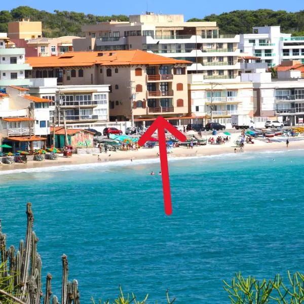 AP Beira Mar, Vista Mar, Garagem, 2 quartos, Prainha, Arraial do Cabo, hotell sihtkohas Arraial do Cabo