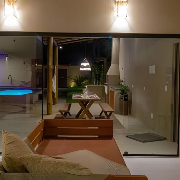 Casa com piscina, 4 minutos do mar, pet friendly! - Foto 3
