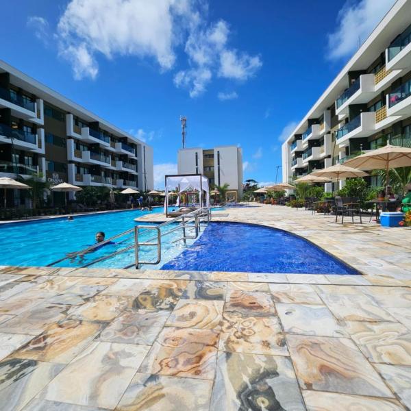 Mana Beach Varanda frente piscina 2 qts-Muro Alto 121C - Foto 4