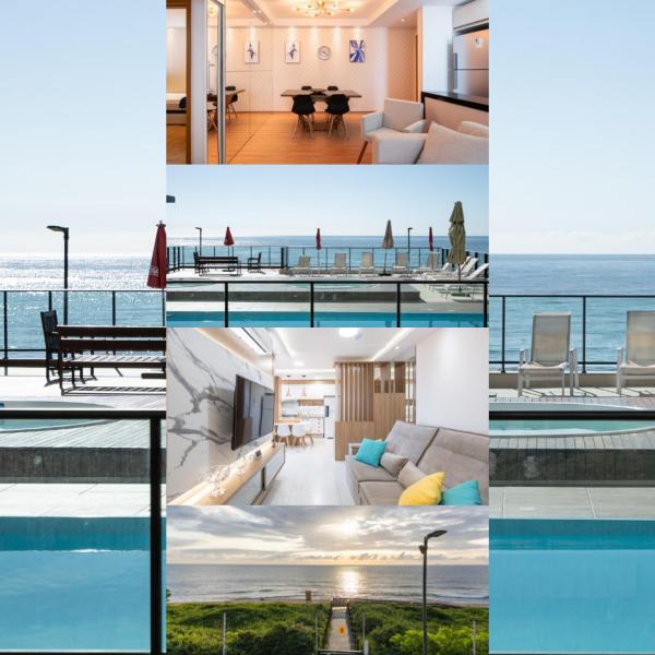 Aptos completos com vista mar pé na areia em Barra Velha em condomínio Resort com Spa, Piscina, quadra de futebol, Sala de jogos, brinquedoteca, Complexo com diversos comércios
