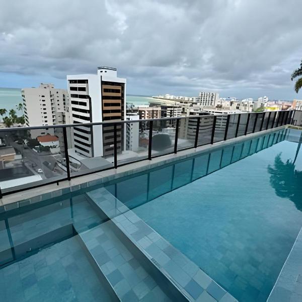 Loft 418 pertinho do mar na Ponta Verde