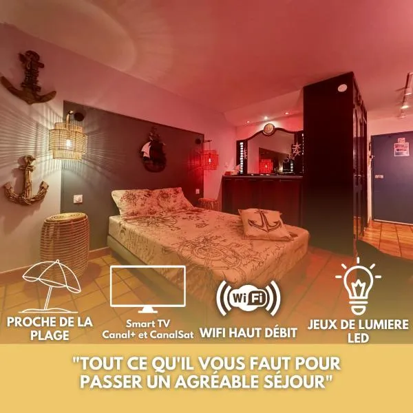 La Caravelle - Studio Lumineux Évasion en Bord de Mer, hotel in La Trinité