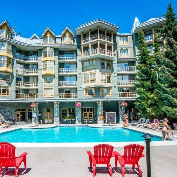 Cascade Lodge Studio-steps from village, viešbutis mieste Vistleris