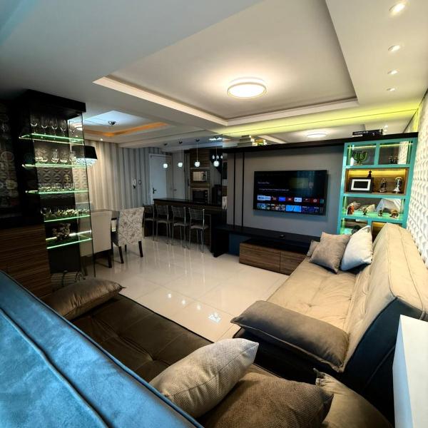 Apartamento moderno e espaçoso para até 6 pessoas