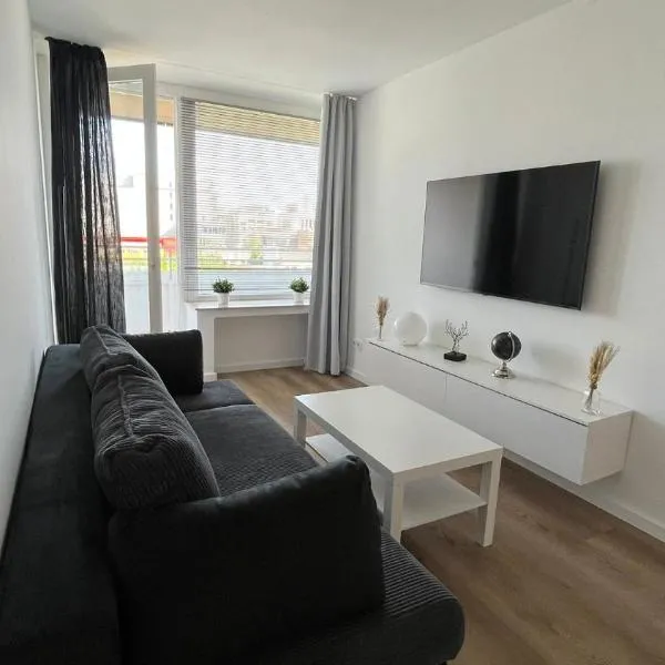 Viesnīca Zentrales Apartment in Düsseldorf mit Balkon Diseldorfā