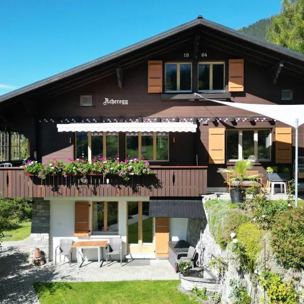 Chalet Acheregg, hotel in Wengen