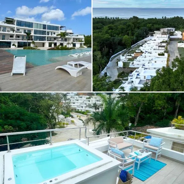 Luxury Apt with Private Jacuzzi & Pool Near Beach, hotel in Las Terrenas