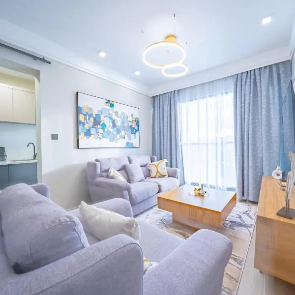 Cozy 1BR Retreat with Pool and Gym Just 10 Minutes from the Airport, viešbutis Nairobyje