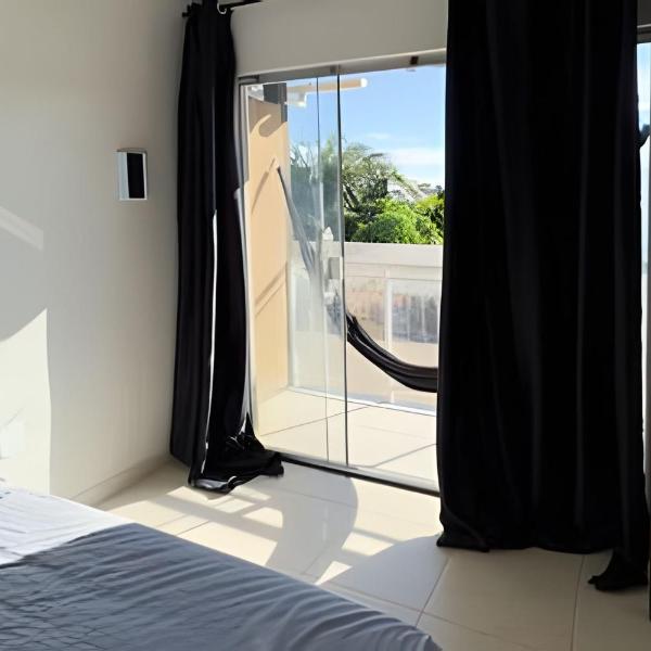 Casa Amarela Itaúna 4min da Praia que ocorre o WSL, 1min da pista de skate do LS, pracinha com parque infantil, quadra de futebol, tudo isso a 1 min da duplex, perto do comércio, wi-fi super rápido, estacionamento gratuito, monitoramento 24hrs - Foto 2