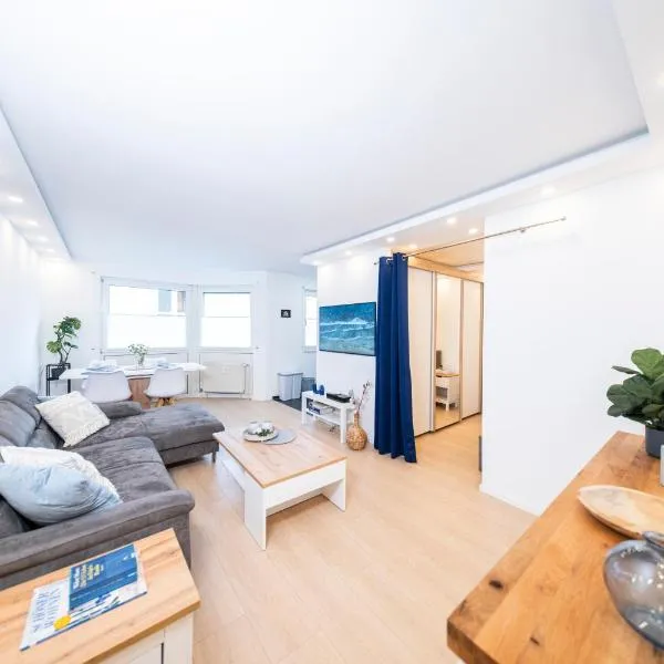 Viesnīca BellaBene modernes Studioapartment in zentraler Lage, Arbeitsplatz, Parkplatz pilsētā Pforcheima