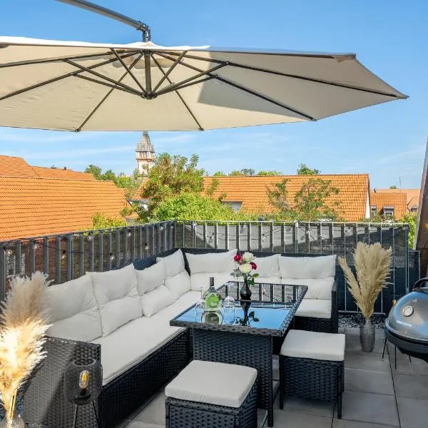 flair Alte Brauerei I Altstadt I Parkplatz I Kaffee I Highspeed WLAN I Xbox I Disney plus, hotelli kohteessa Kitzingen