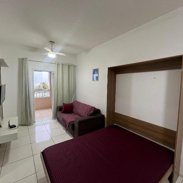 Praia Grande -Vista Mar -Sacada gourmet -2-Dorm Churrasqueira -Garagem-8 Hospedes Wi fi-Praia do Maracana - Foto 4