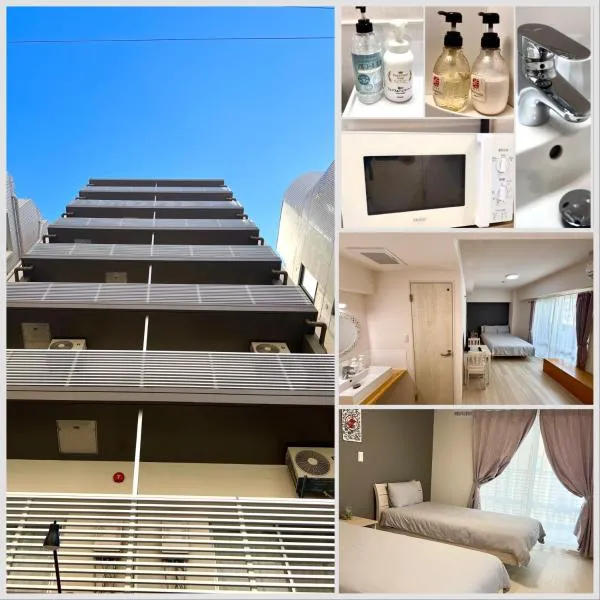 hotel gala city only 5 mins to Kokusai Street 24 square meters room, hotel v destinaci Naha