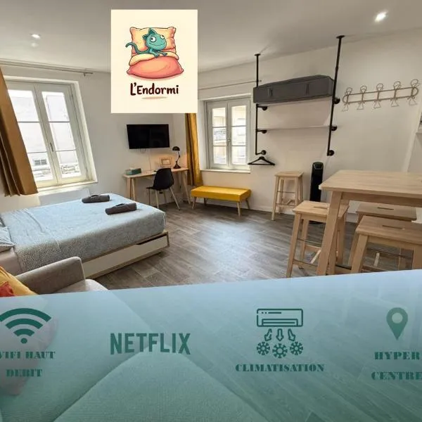 L'endormi - Hypercentre - 10min de Jaude Tout à pied, hotelli kohteessa Clermont-Ferrand