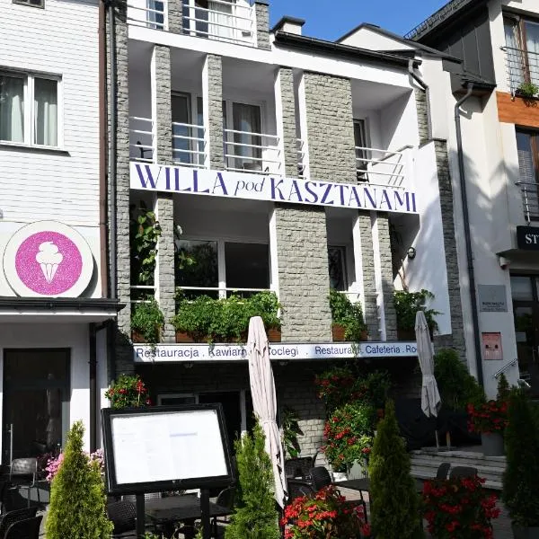 Willa Pod Kasztanami, hotel i Piwniczna-Zdrój
