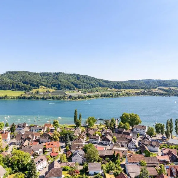 Penthouse Panorama Deluxe - Seesicht - BBQ - Beach Paradise - Loft Exklusive, hotelli kohteessa Öhningen