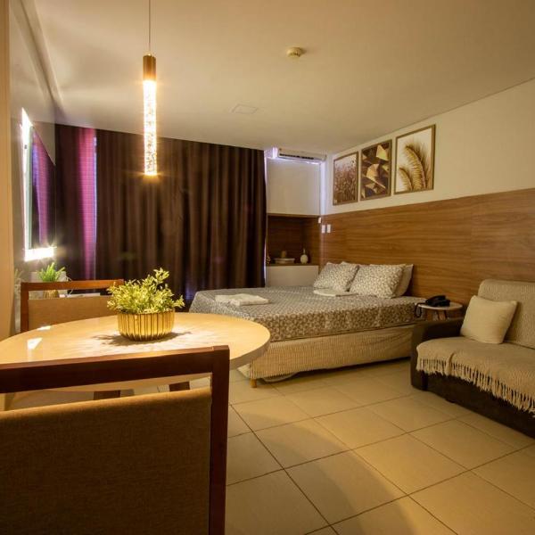 Suíte luxo com tela de cinema no América Towers Studio Residence - Foto 5