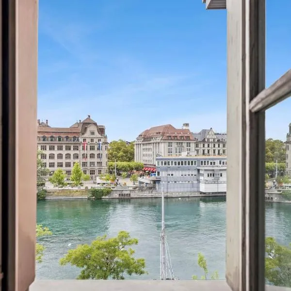 Old Town Riverside Penthouse Balcony WaterView, hotell Zürichis