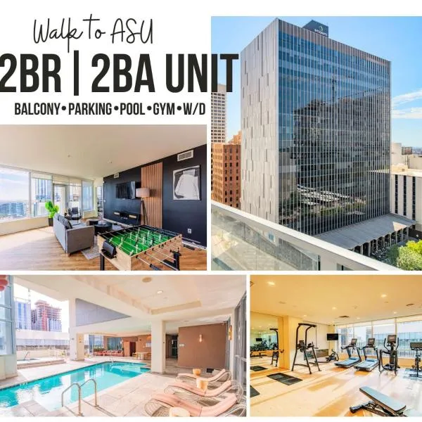 Vibrant City Stay 2BR High Rise with Pool & Gym