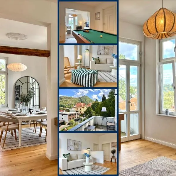 HyggeLiving - NEU - LUXUS - Villa - Bergblick - 3 Balkone - Parken - 100qm, hotel v destinaci Bad Harzburg