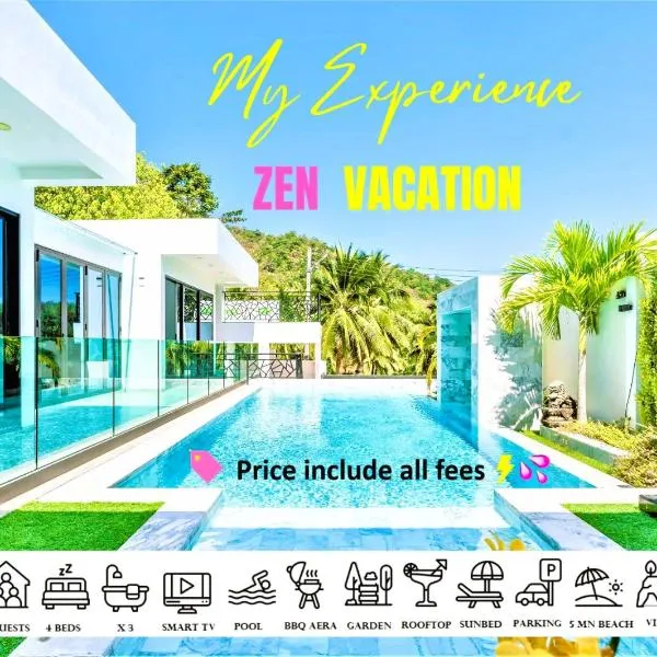 Zen Family - All-Inclusive-Pool - Playground - Panoramic Rooftop-4BR-3BA - Beach Minutes Away, hotel in Rawai Beach