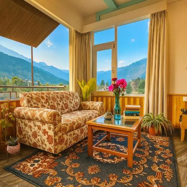 Apple Flower Himalayan Heights - Luxury Stay with Mountain Views, Parking & Garden, hotell i Manāli