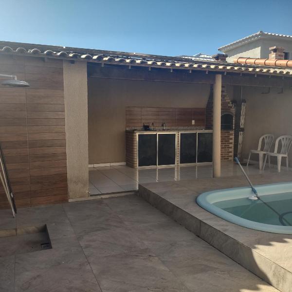 Casa com 03 Quartos, Piscina e Churrasqueira em Itaipuaçu Maricá RJ