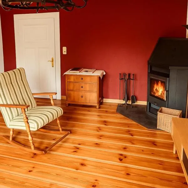 Ferienhaus Schorfheide Kamin Sauna Naturgarten nahe Seen & Wildpark, hotel Schorfheidében