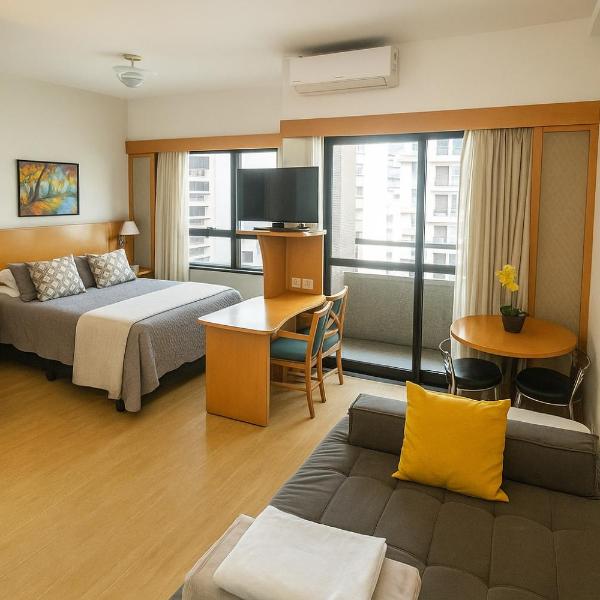 Flat 4 Estrelas Jardins Premium 1203