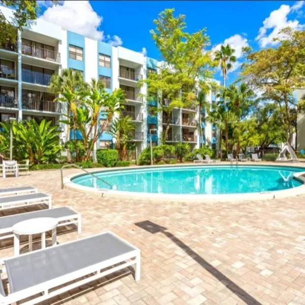 Urban Escape 2 Bed Unit In Miami near Whole Foods, viešbutis mieste Nort Majamis