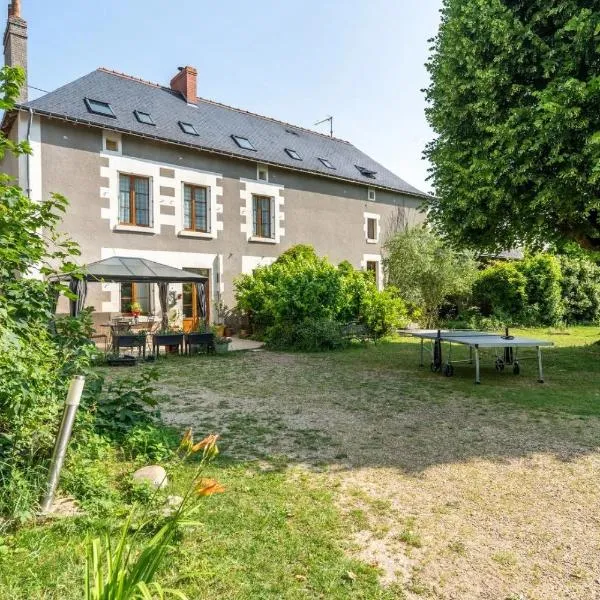La clé des jardins, hotel in Nouâtre