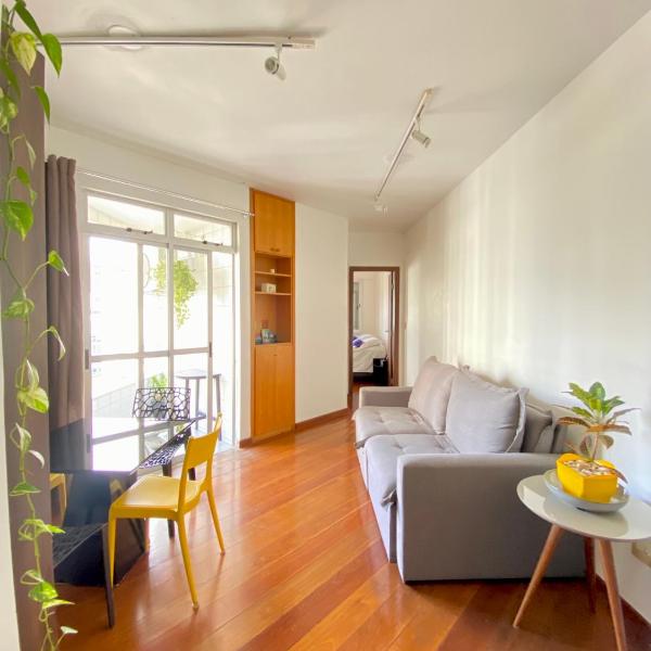 Savassi apartment with balcony, air conditioning and acoustic window - Foto 5