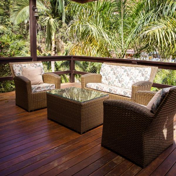 Chalé com Deck e Churrasqueira nas Montanhas - Foto 3